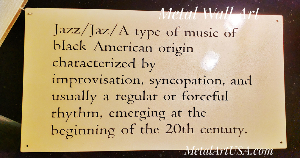 [Jazz Definition Sign]